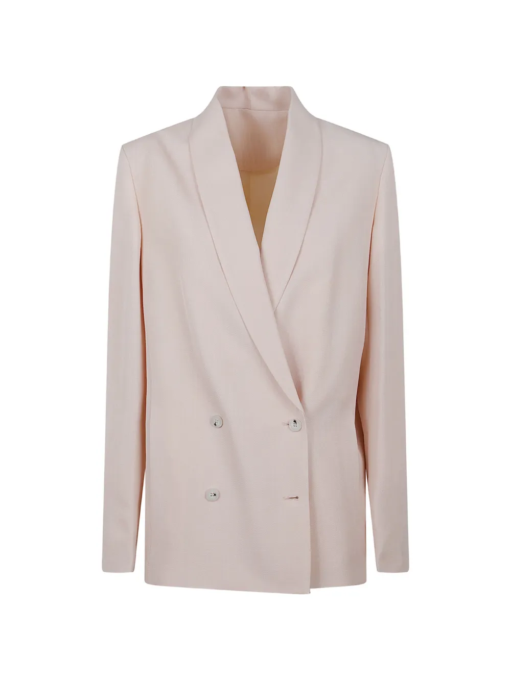 LouLou de Saison Minka double-breasted shawl-lapel blazer - Rosa