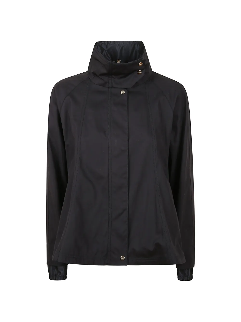 Herno high-neck raglan-sleeve jacket - Nero
