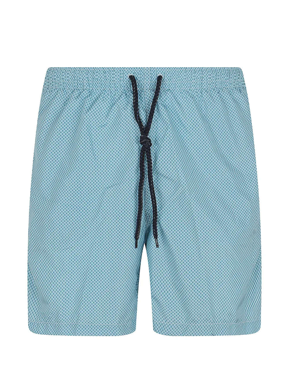 Drumohr geometric-print drawstring swim shorts - Blu
