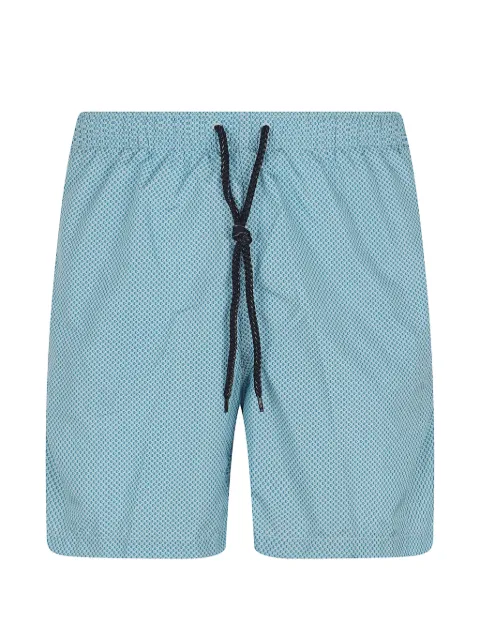 Drumohr geometric-print drawstring swim shorts