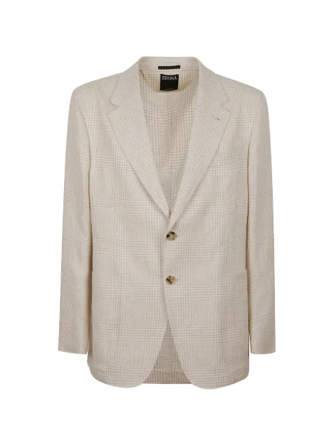 Zegna houndstooth-pattern blazer