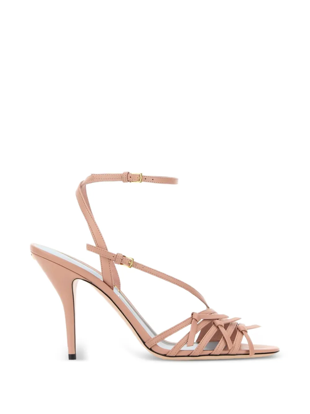 Valentino Garavani Nodine leather sandals - Rosa