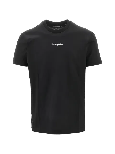 Dolce & Gabbana playera con logo bordado