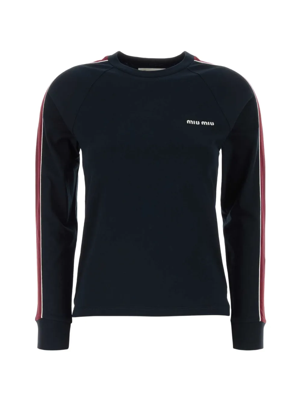 Miu Miu t-shirt en coton - Bleu