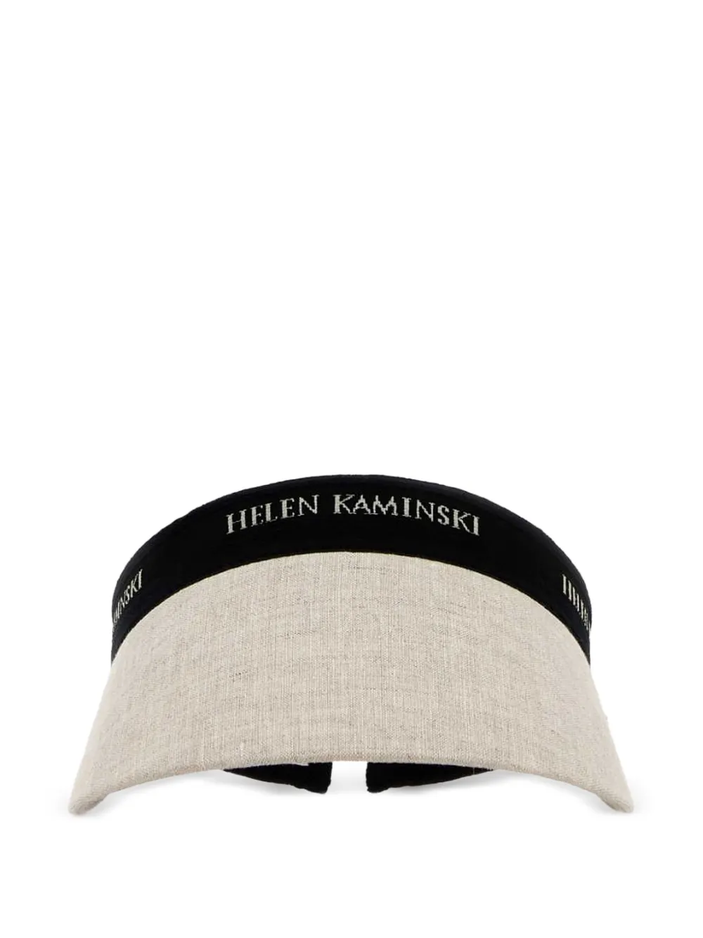 Helen Kaminski linen brooke visor - Toni neutri
