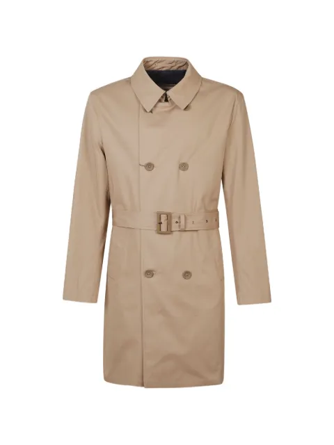 Herno double-breasted belted coat