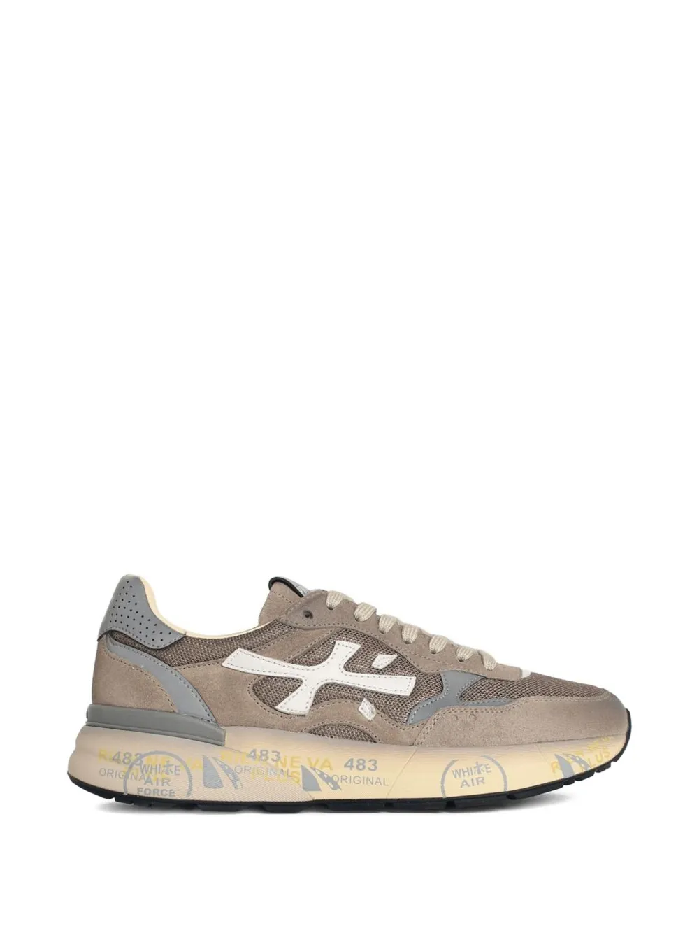 Premiata Sneakers Mick con logo - Toni neutri