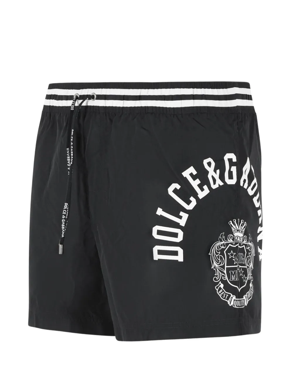 Dolce & Gabbana Badpak met contrasterende logoprint Zwart
