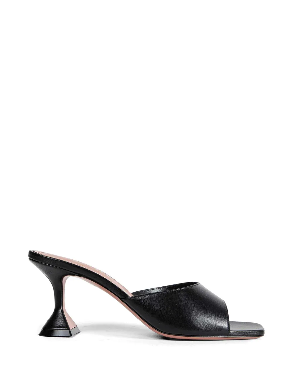 Amina Muaddi Lupita leather mules - Nero