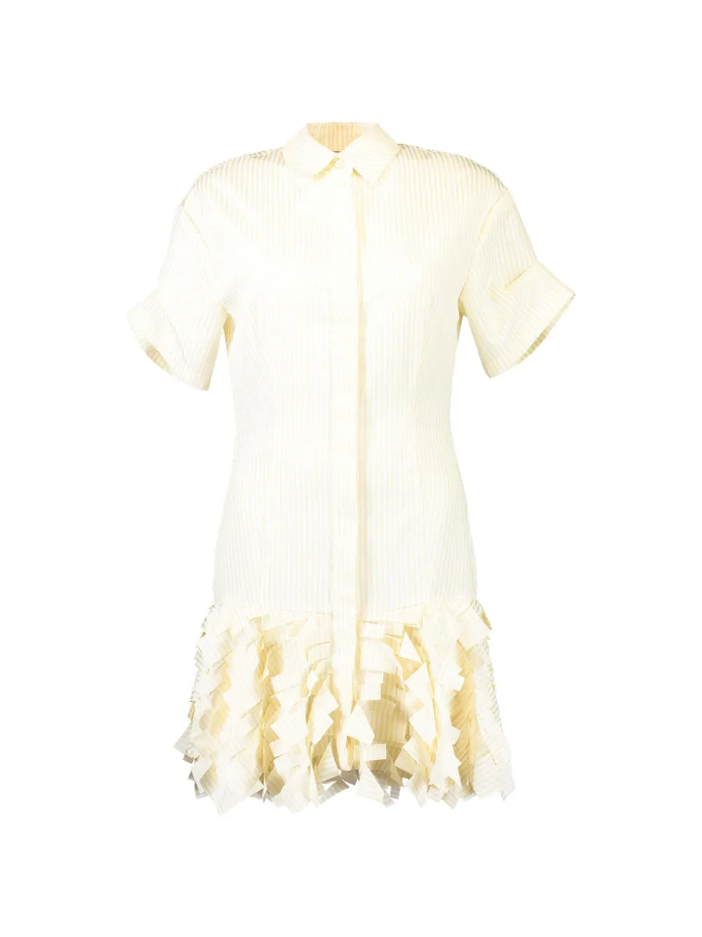 Alexis Ema ruffled striped mini dress - Giallo