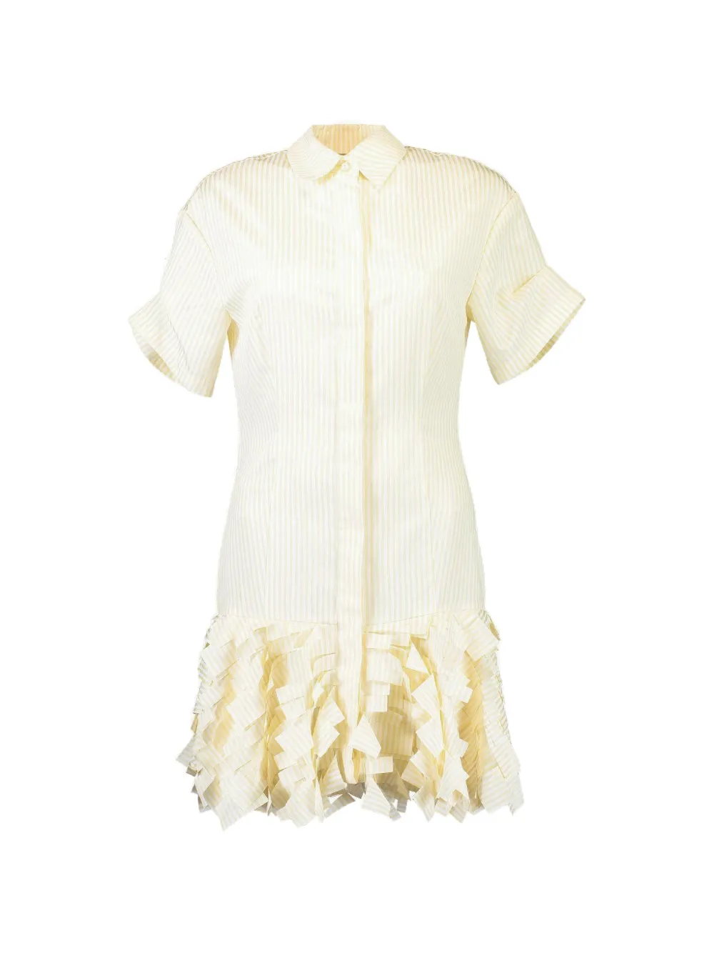 Alexis Ema ruffled striped mini dress - Giallo