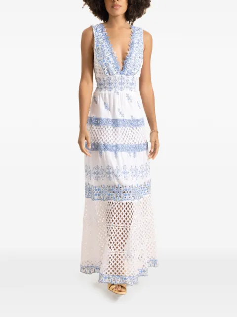 Temptation Positano Meringa maxi dress