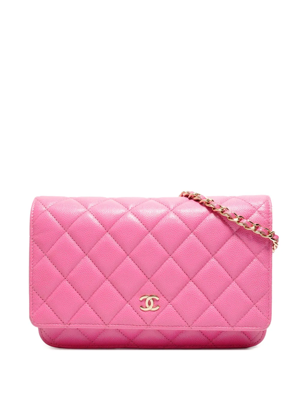 CHANEL Pre-Owned 2019 Wallet On Chain bag - Rosa