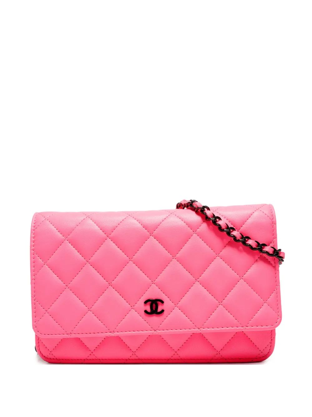 CHANEL Pre-Owned 2021 Wallet On Chain shoulder bag - Rosa