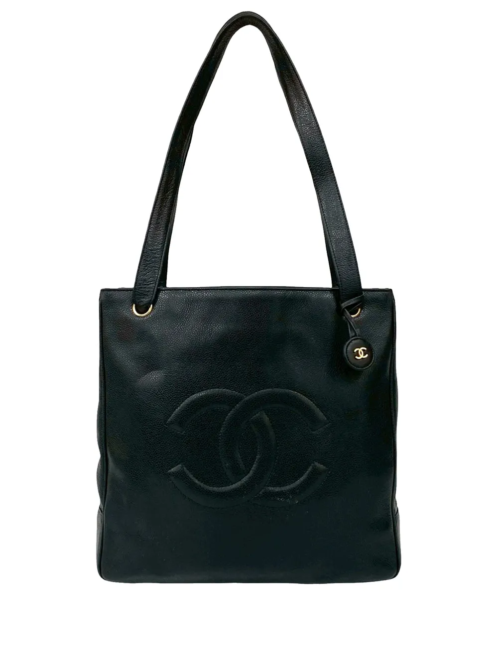 CHANEL Pre-Owned 1991-1994 CC Caviar tote bag - Nero