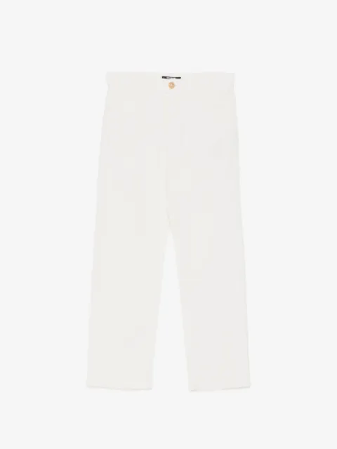 Balmain Kids jeans rectos con botones en logo