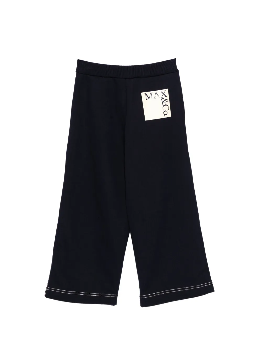MAX&Co. Kids Broek met logo Blauw
