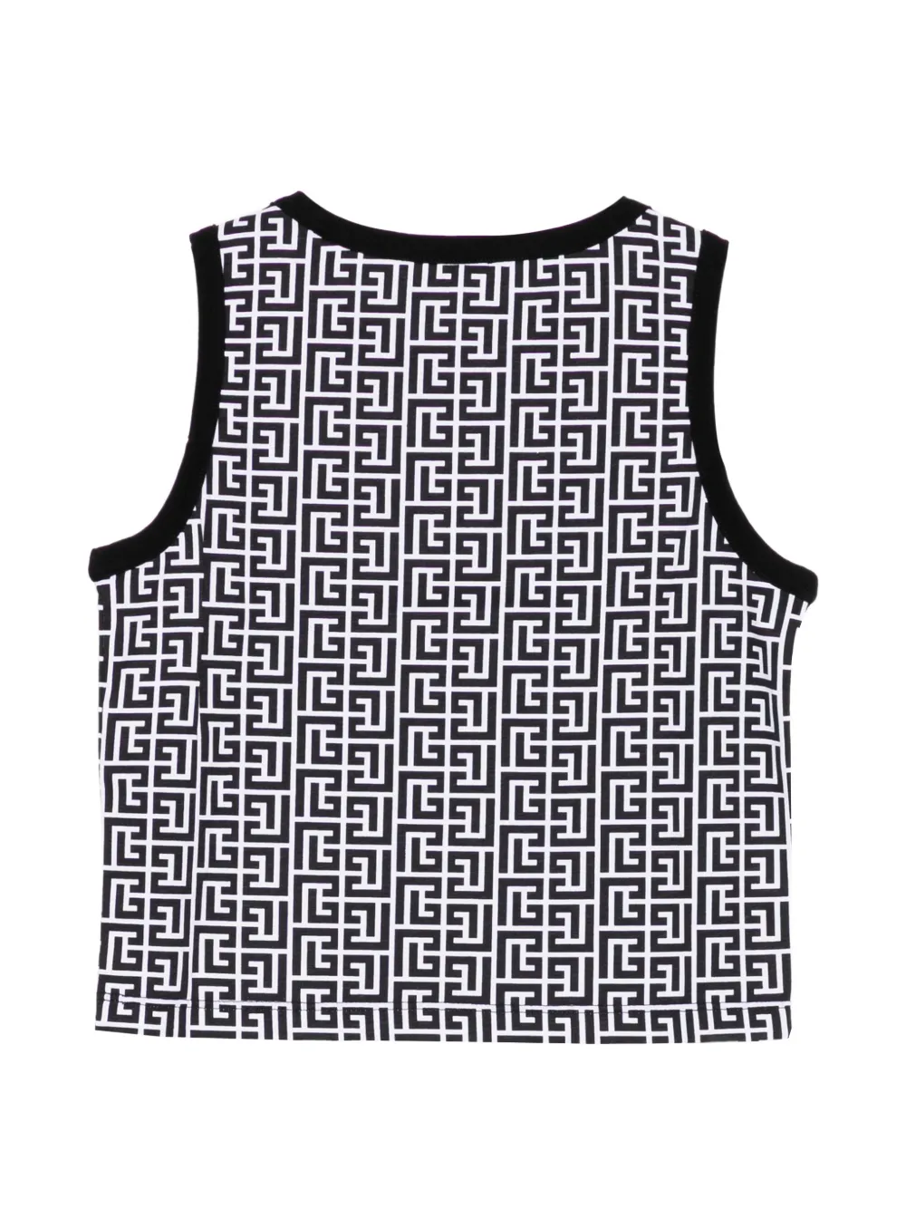  Balmain Kids Monogram Vest - Blue 