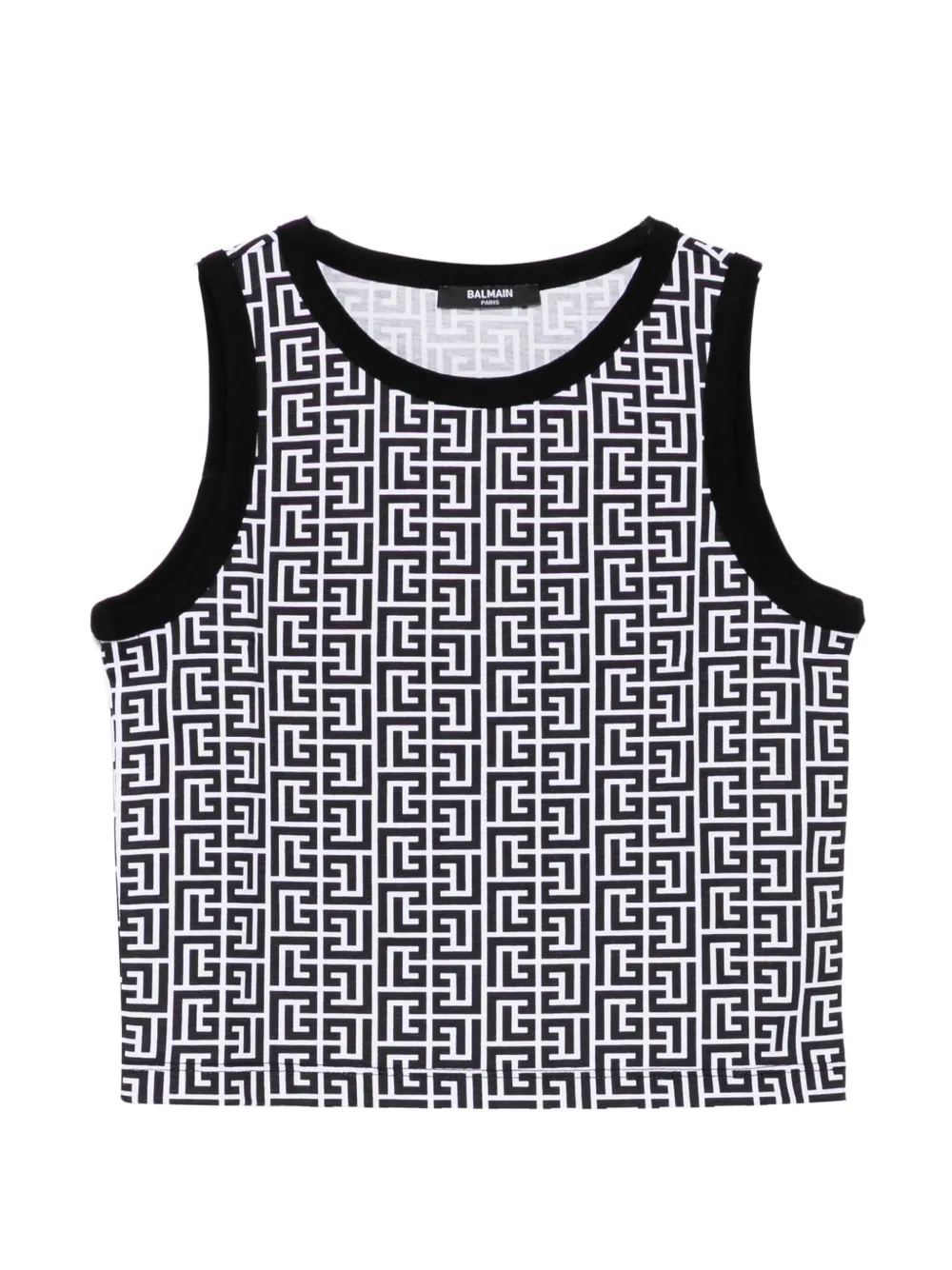 Balmain Kids monogram vest - Blu