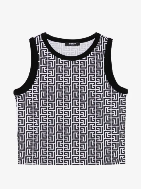 Balmain Kids monogram vest