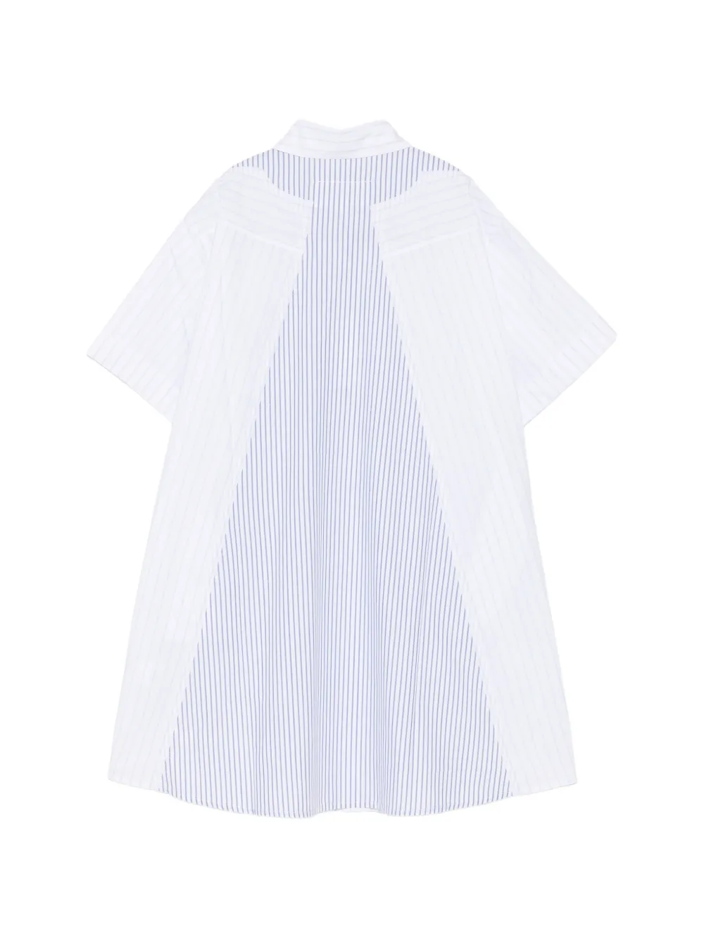 MM6 Maison Margiela Kids Gestreepte jurk Wit