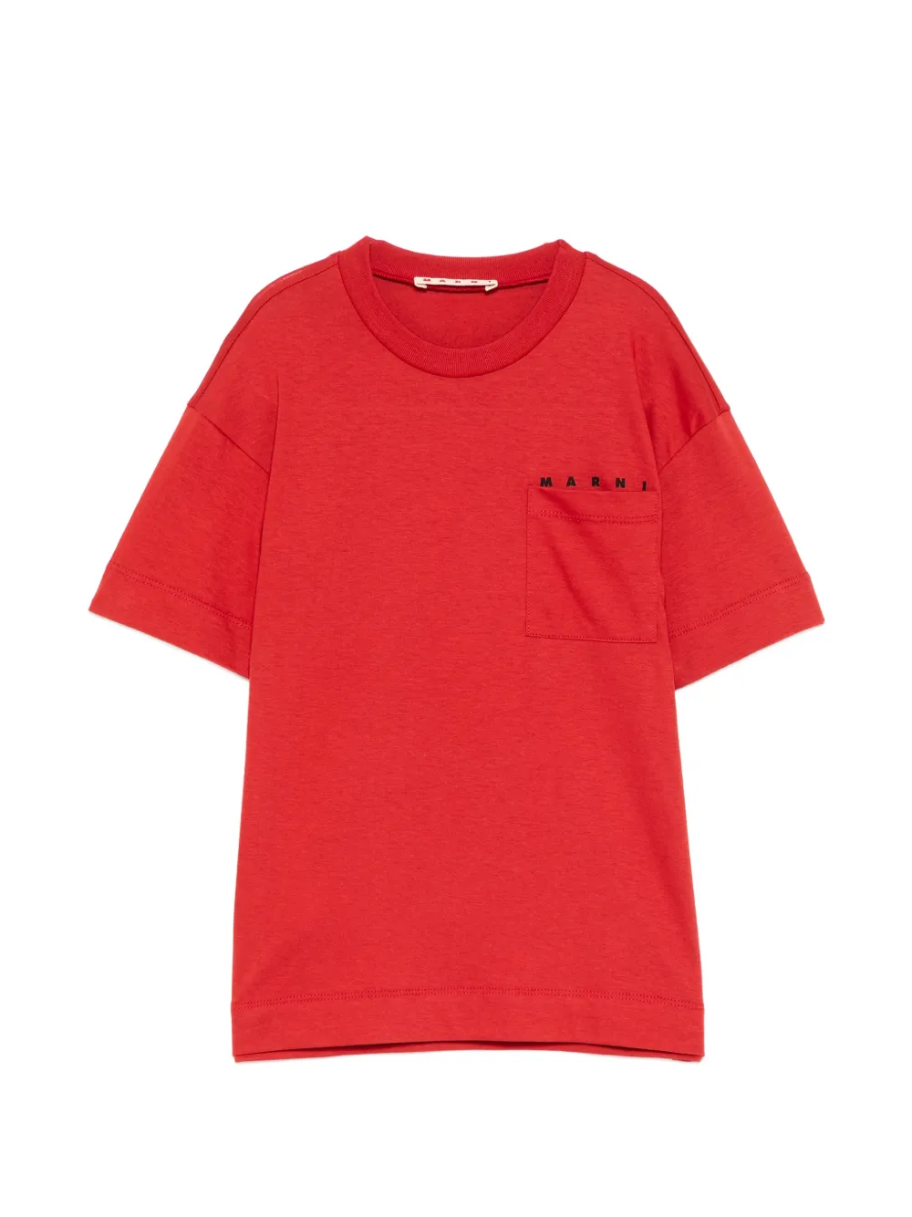 Marni Kids logo-print T-shirt - Rosso