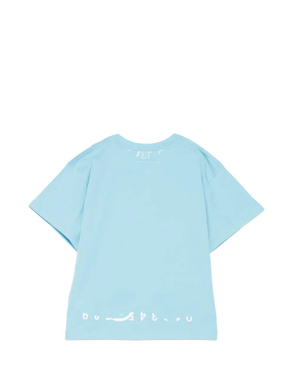 MM6 Maison Margiela Kids T-shirt met logoprint Blauw