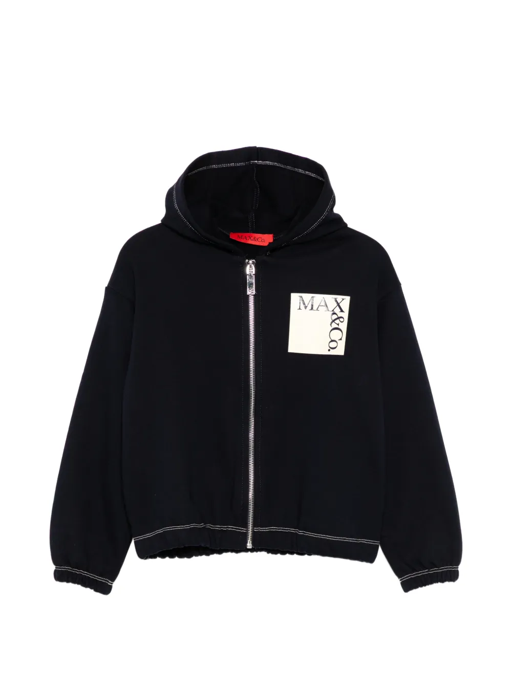 MAX&Co. Kids logo hoodie - Blue