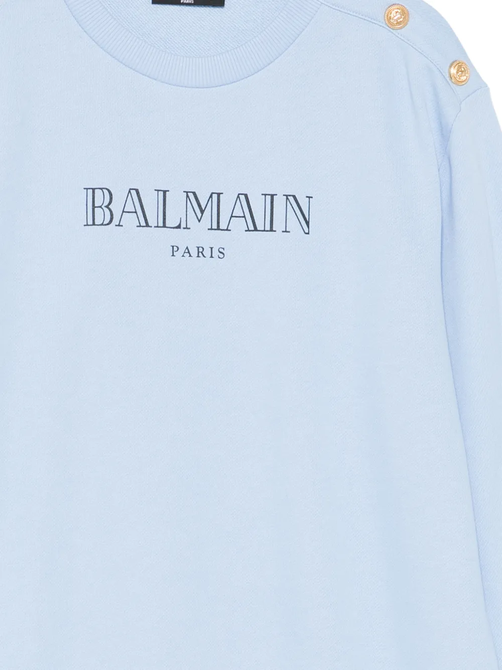  Balmain Kids Graphic-print Sweatshirt - Blue 