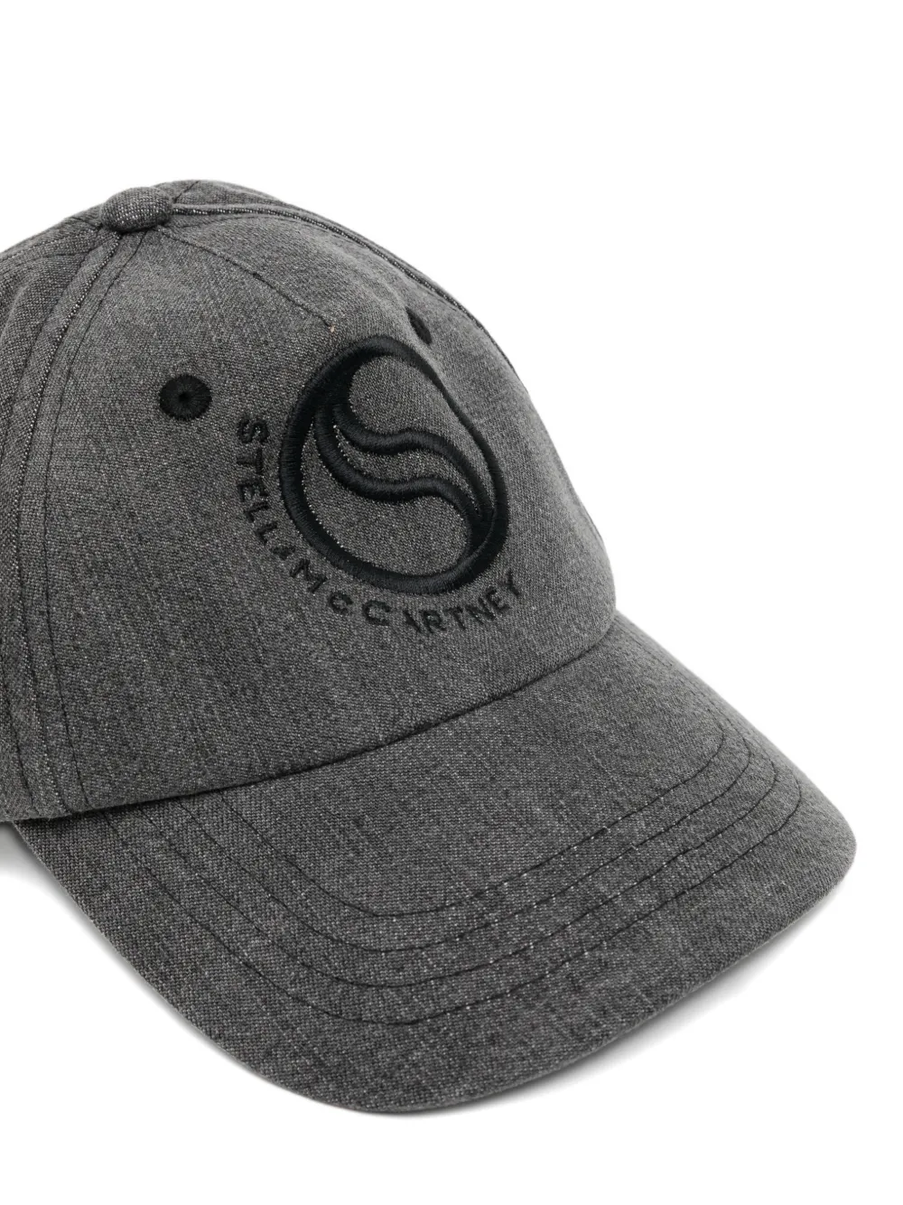  Stella Mccartney Kids Logo-embroidered Baseball Cap - Grey 