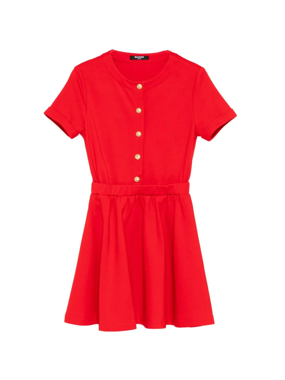 Balmain Kids knitted dress - Rosso