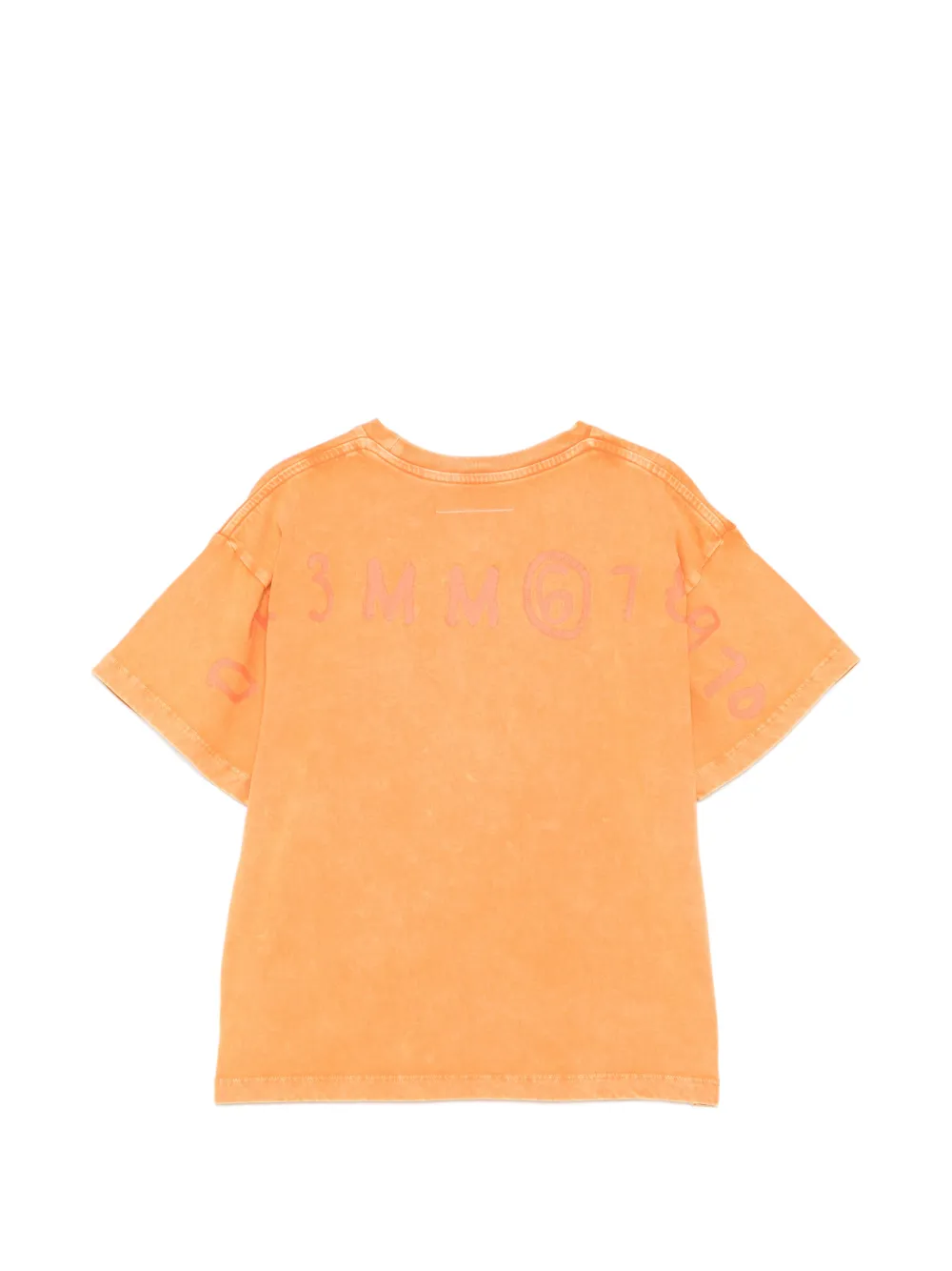 MM6 Maison Margiela Kids T-shirt met logoprint Oranje
