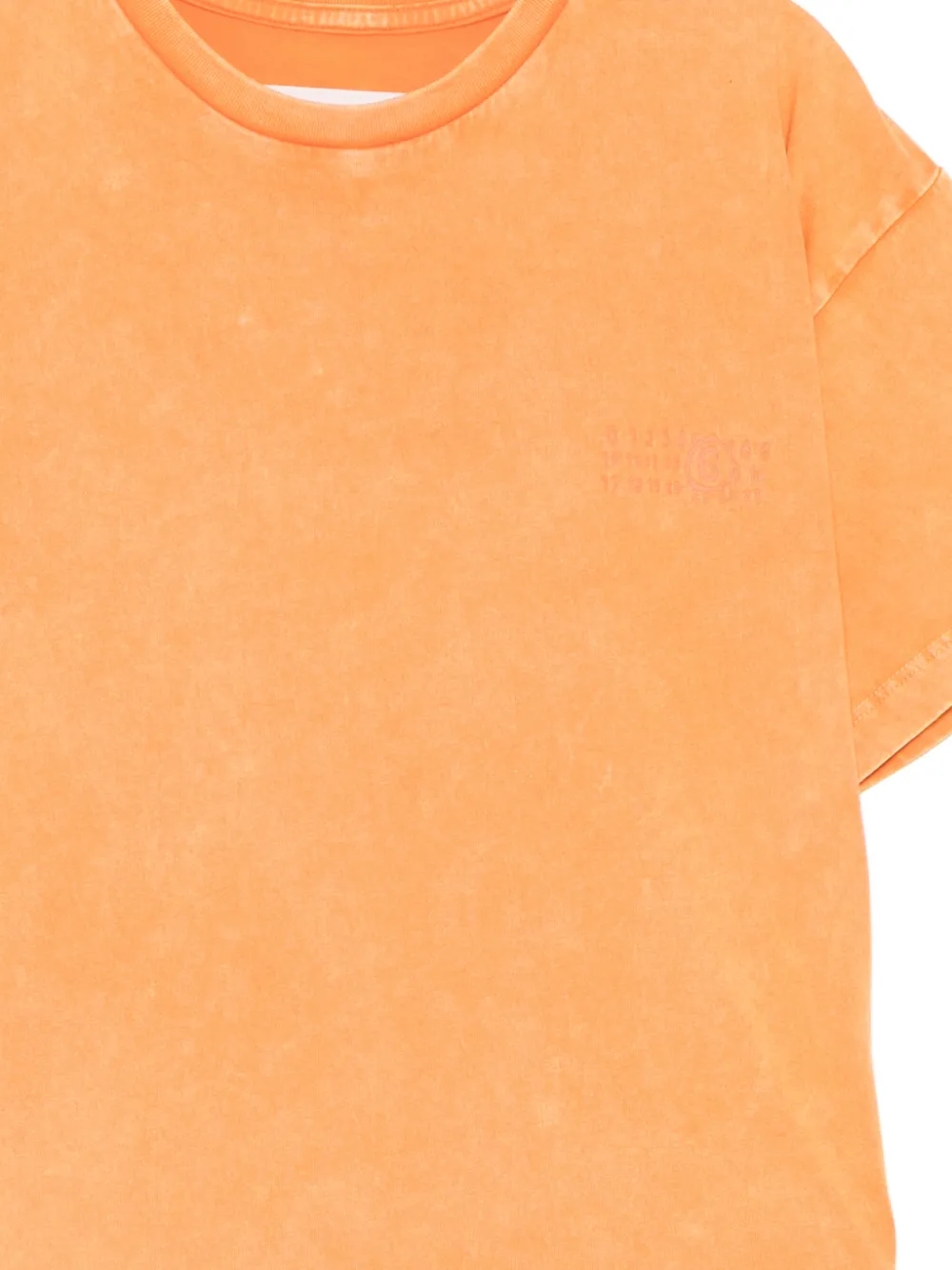 MM6 Maison Margiela Kids T-shirt met logoprint Oranje