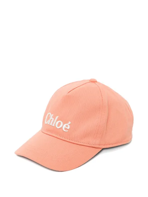 Chloé Kids logo-embroidered hat