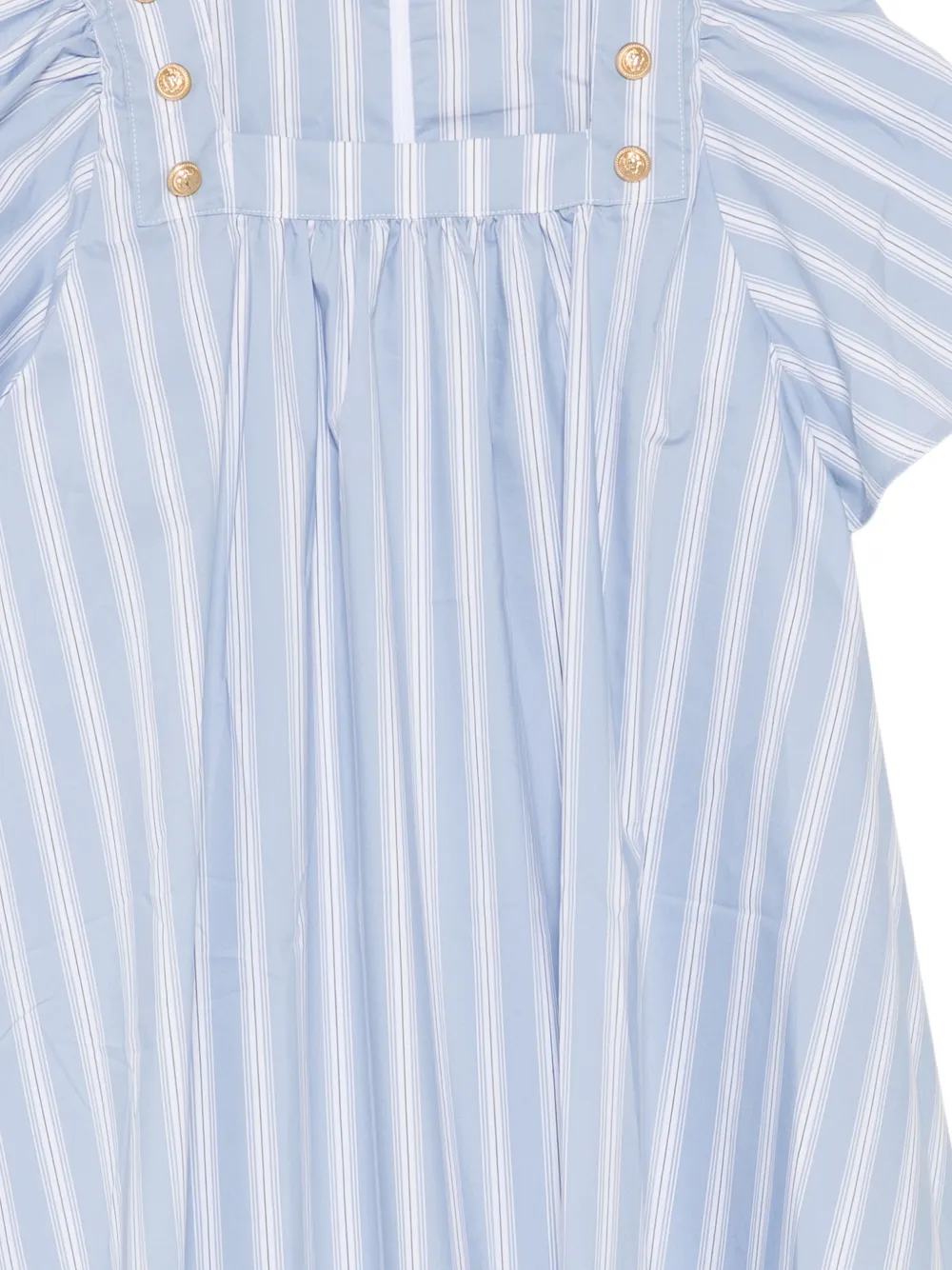  Balmain Kids Striped Dress - Blue 