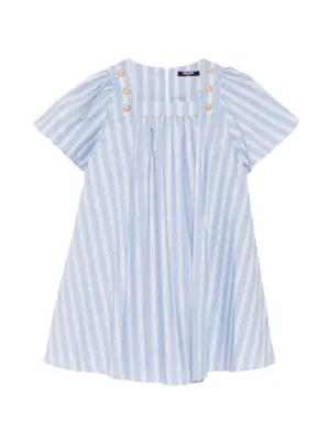 Gucci Kids ストライプ ワンピース | レッド | FARFETCH JP