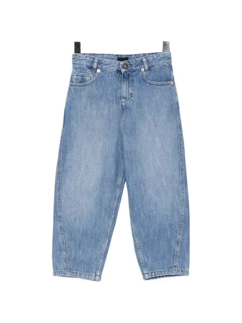 Givenchy Kids logo-embroidered straight-leg jeans