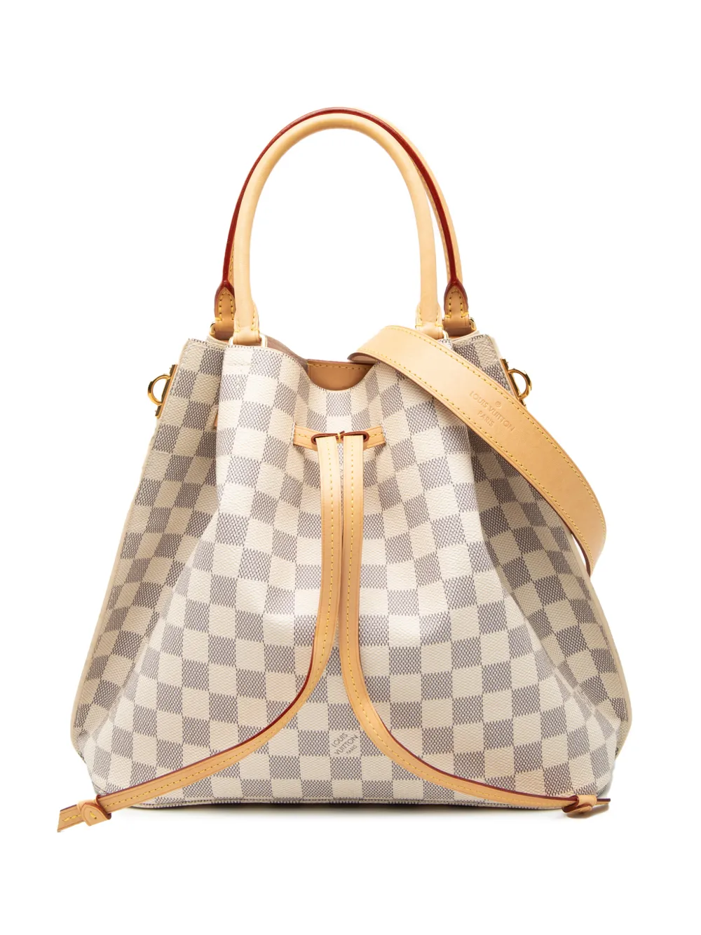 Louis Vuitton Pre-Owned 2016 Damier Azur Girolata bucket bag - Bianco