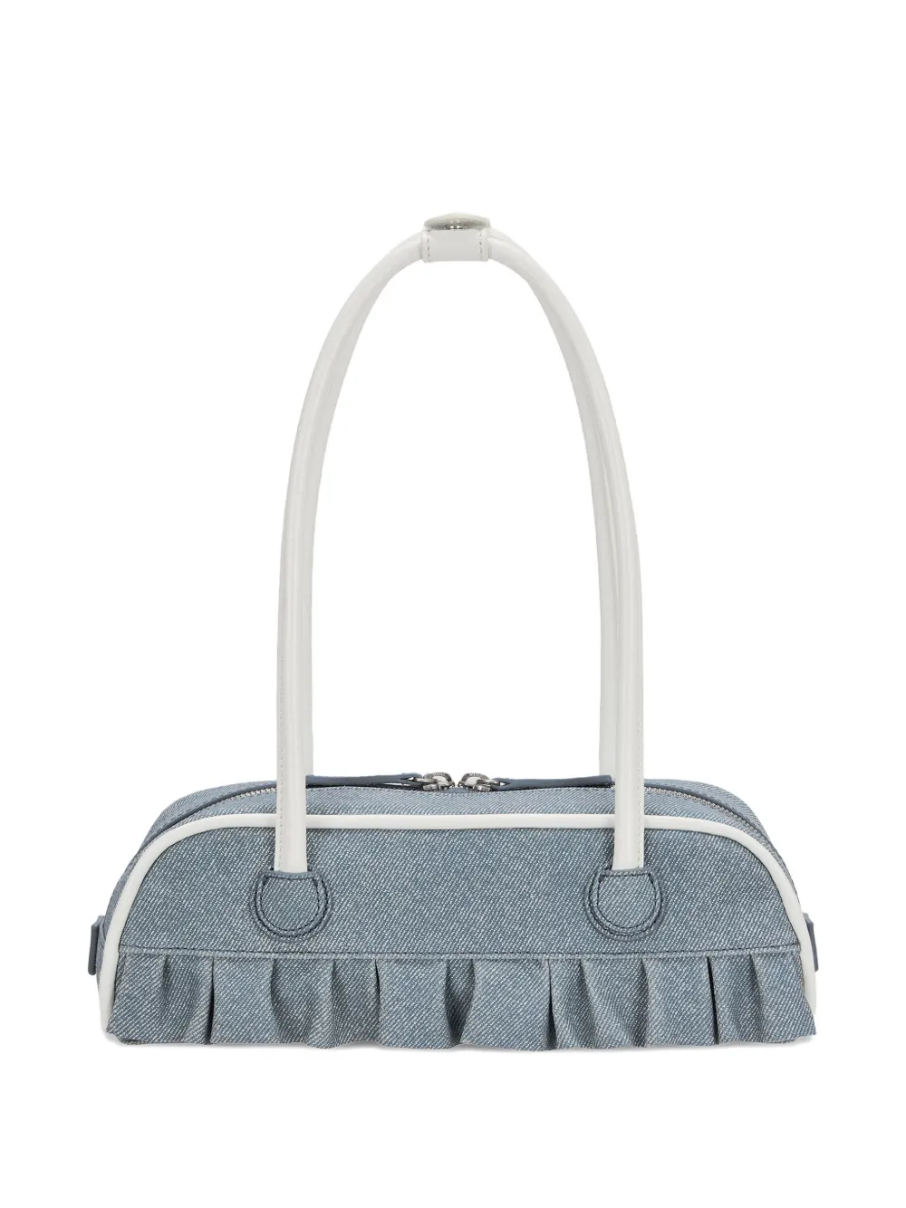 Marge Sherwood x Peanuts Boston schoudertas met ruches Blauw