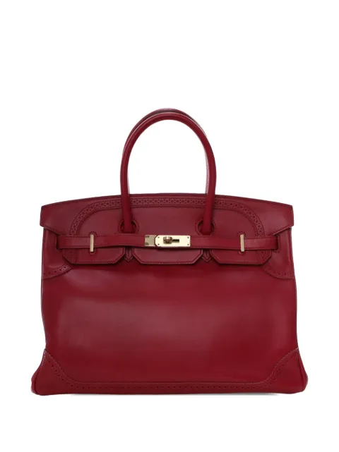 Hermès Pre-Owned bolsa de mano Tadelakt Ghillies Birkin Retourne 35 2013