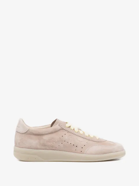 Santoni sneakers med perforeret detalje