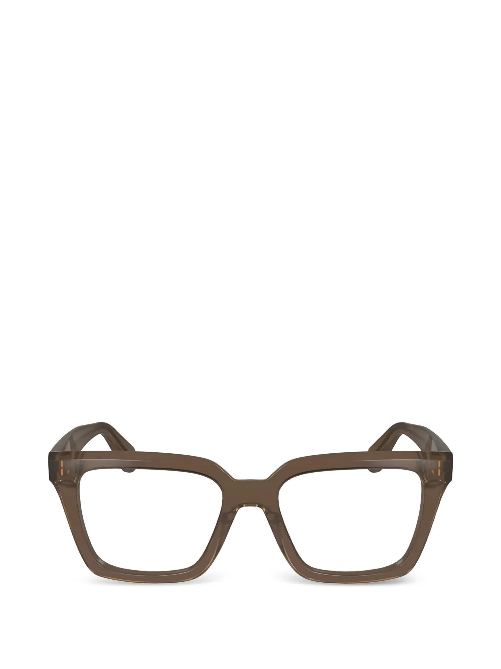 Ferragamo Eyewear square-frame glasses - Marrone