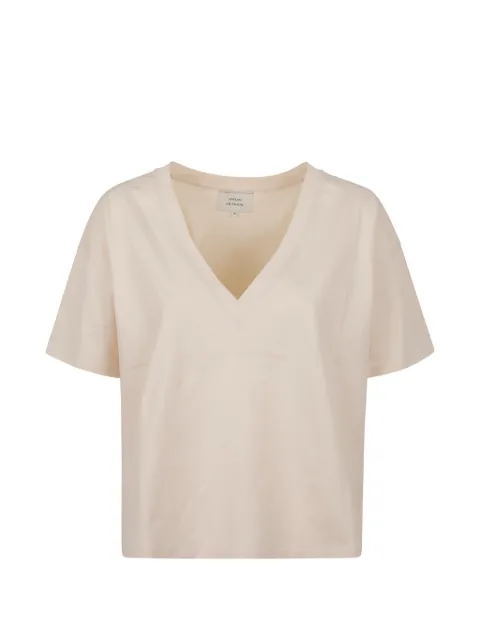 Loulou camiseta con cuello en V