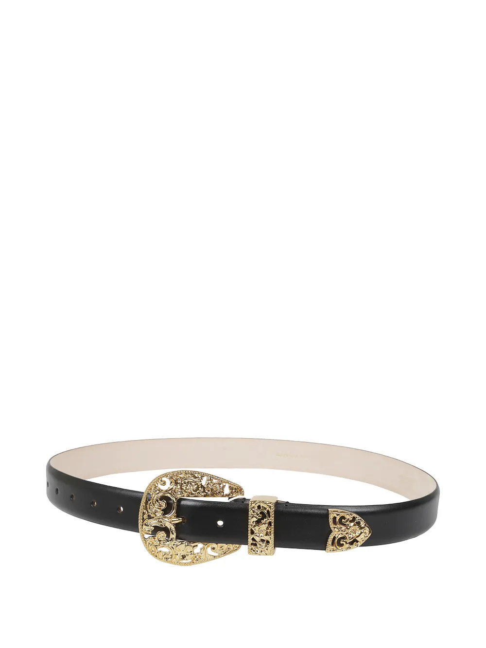 Déhanche Versailles engraved-buckle belt - Nero
