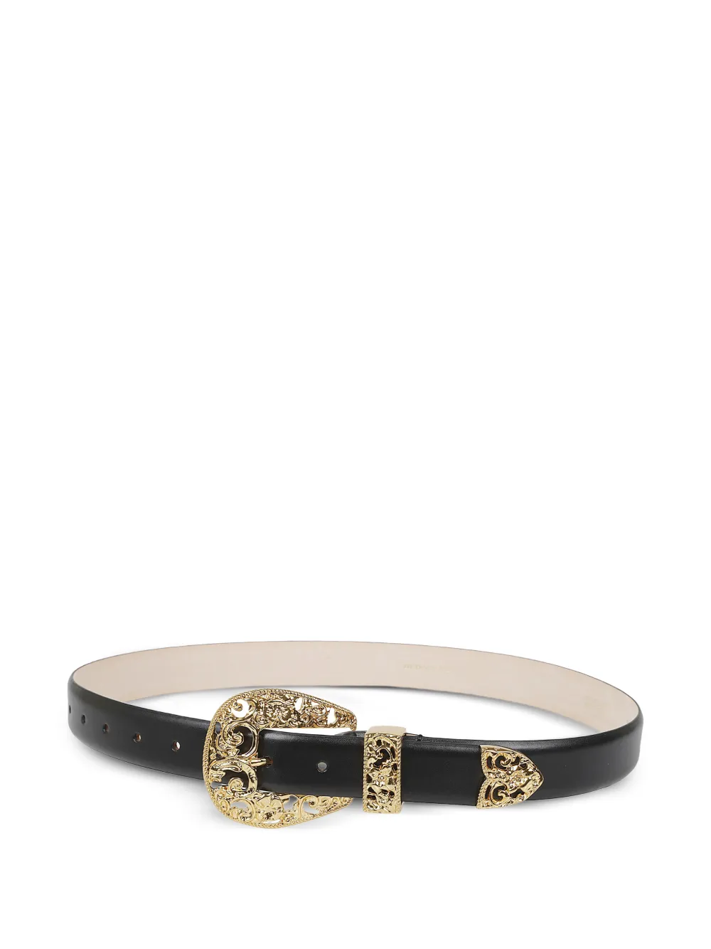 Déhanche Versailles engraved-buckle belt - Nero