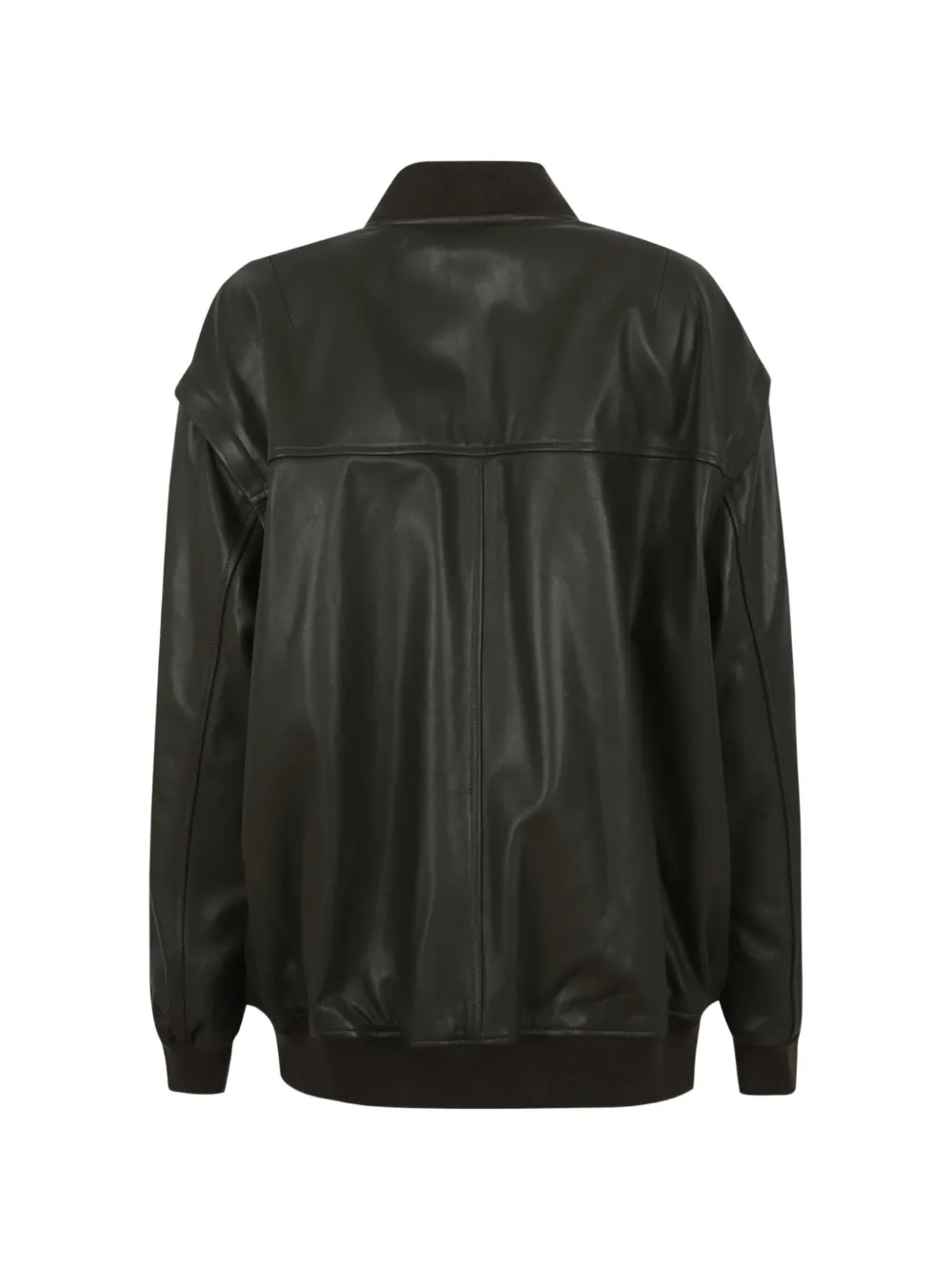  Enes Zip Bomber Jacket - Brown 