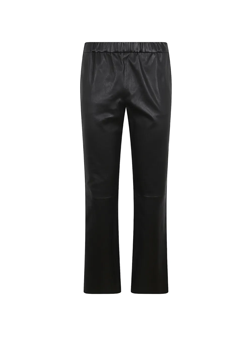Enes elasticated-waist leather trousers - Nero