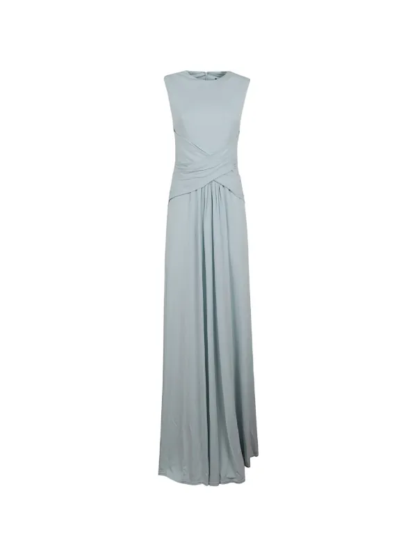 roland mouret grey dress Draped Sleeveless | Blue 12-18 months