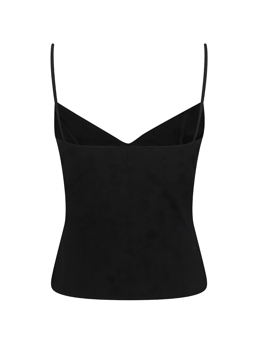 Alexander McQueen Top met bloemen-jacquard en veters Zwart