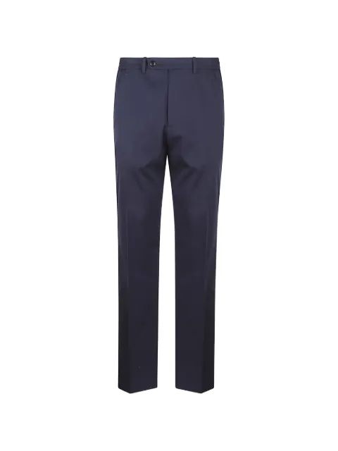 Brett Johnson pressed-crease straight-leg trousers